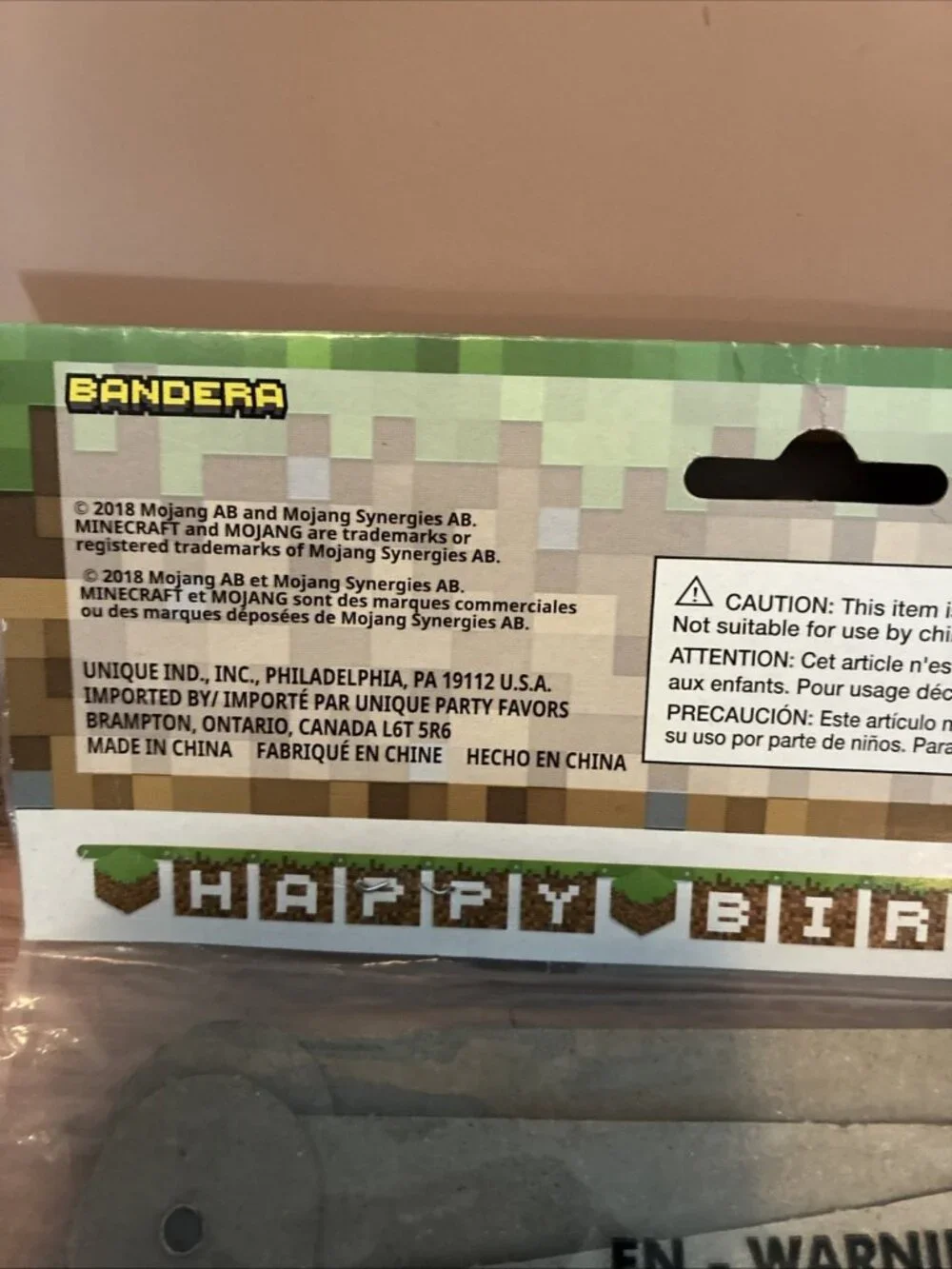 Unique official minecraft